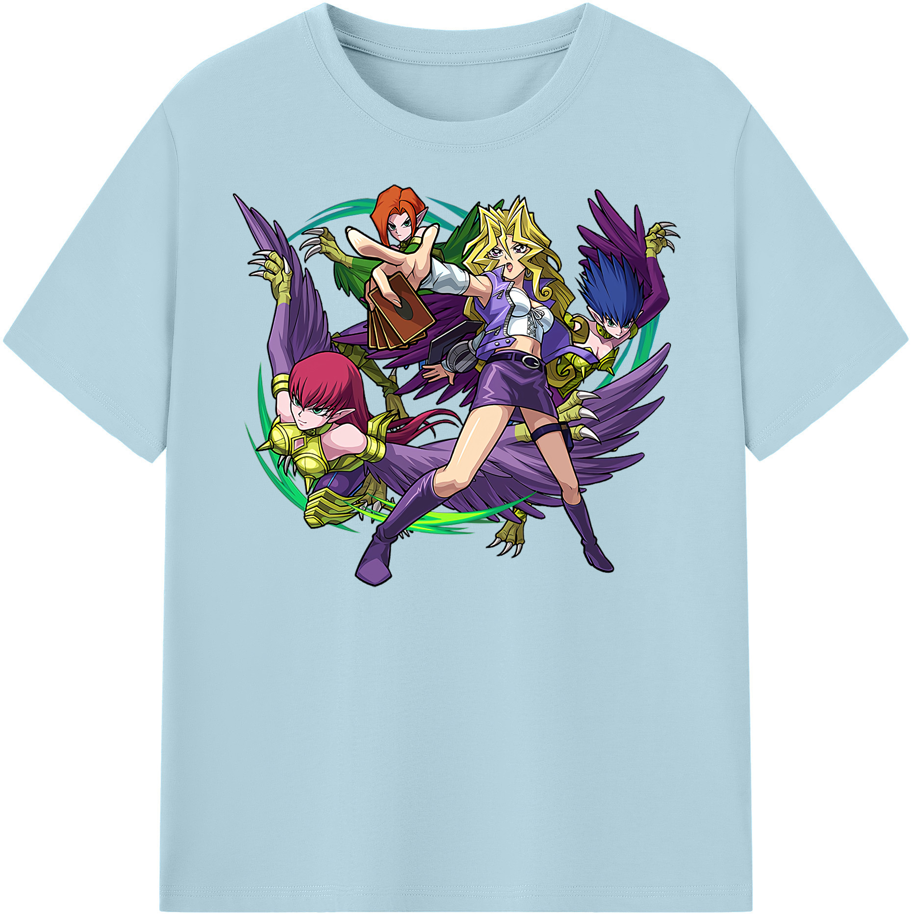 （画像用） 遊☆戯☆王 Yu-Gi-Oh! 綿100％半袖Tシャツ（フロントプリント）